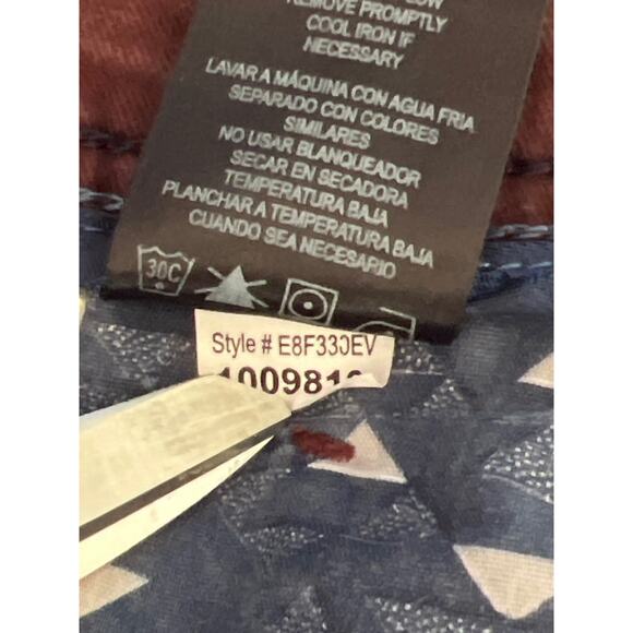 English Laundry Jeans Men 32x30 Dark Red Straight Leg Stretch Denim - Picture 7 of 10